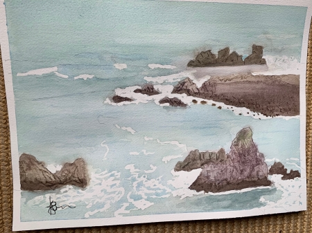 Next Stop Antartica by artist K June Baker